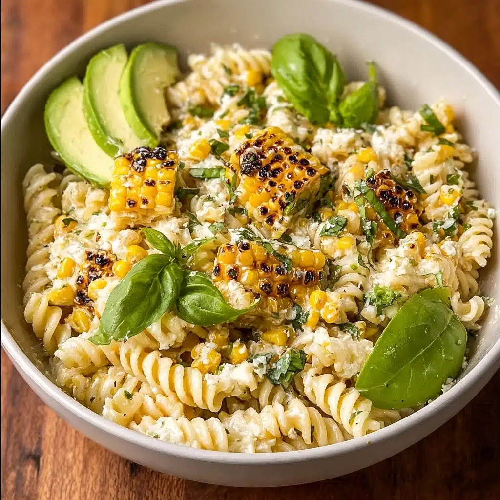 Creamy Street Corn Pasta Salad Recipe