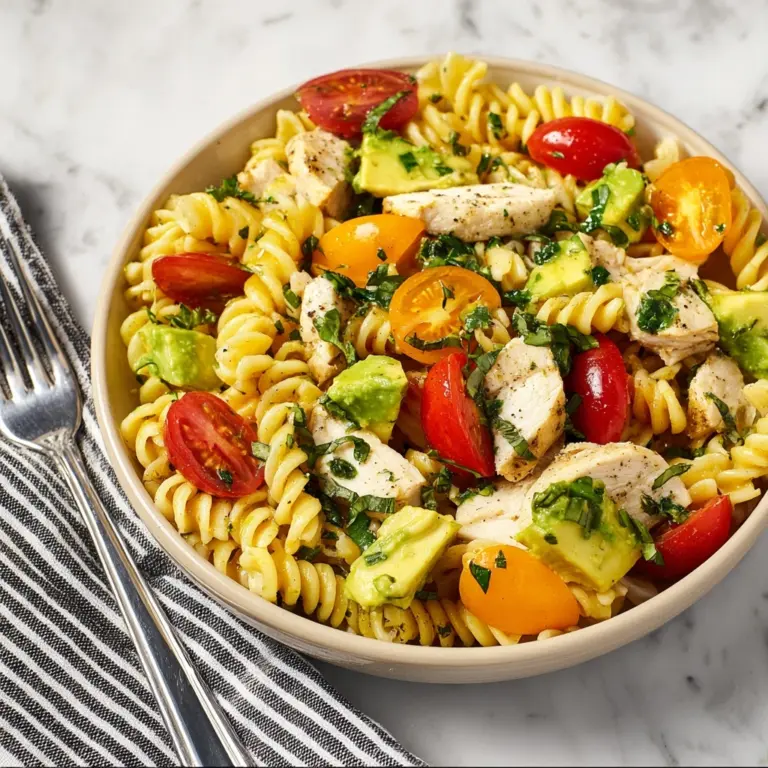 Chicken Avocado Pasta Recipe