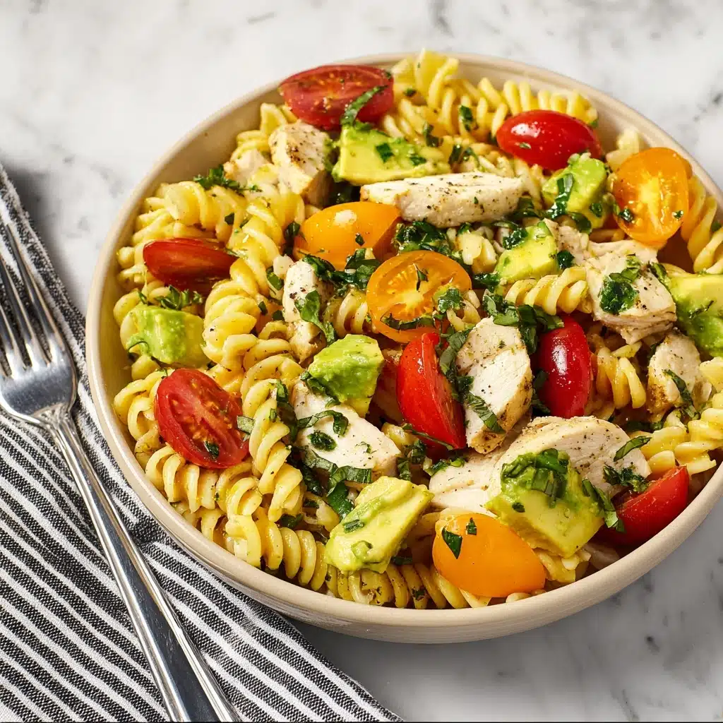 Chicken Avocado Pasta Recipe - Recipe Image