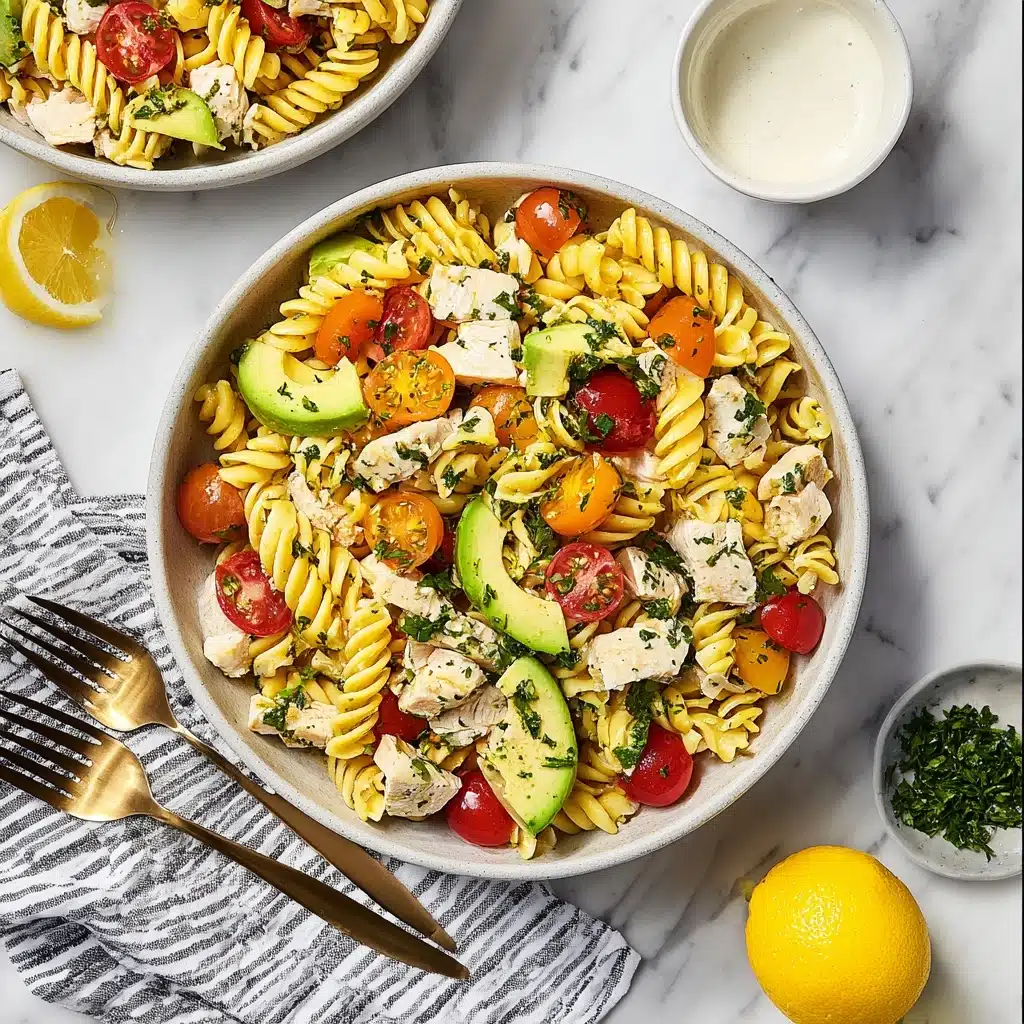 Chicken Avocado Pasta Recipe - Recipe Image