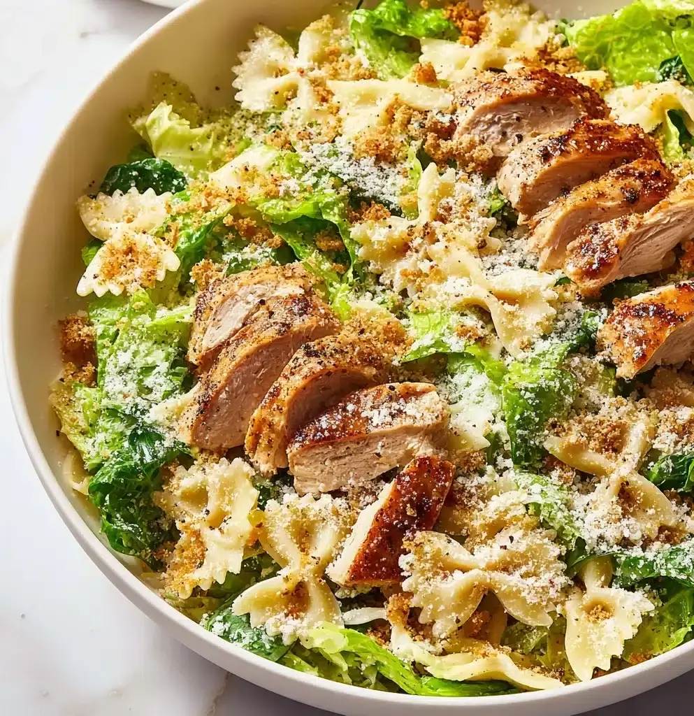 Chicken Caesar Pasta Salad Recipe
