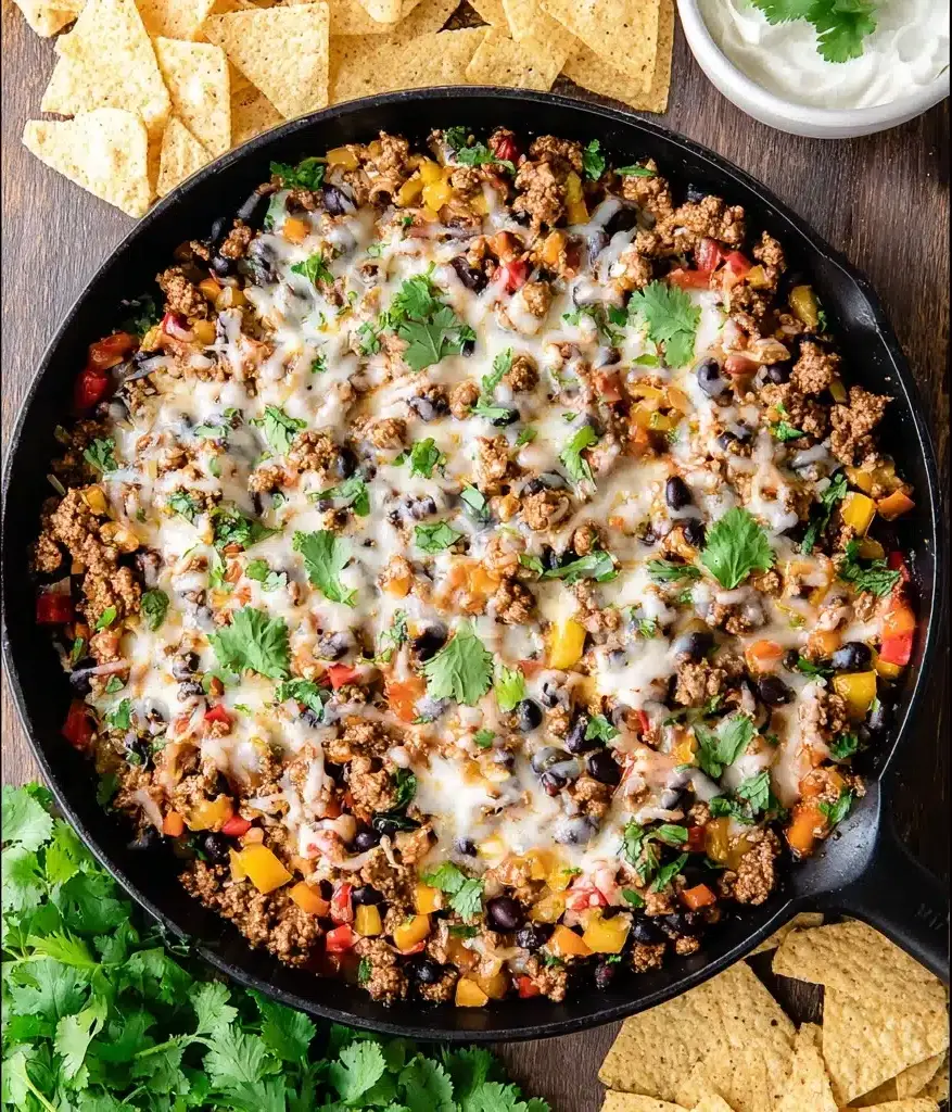 Mexican Ground Beef Skillet Recipe