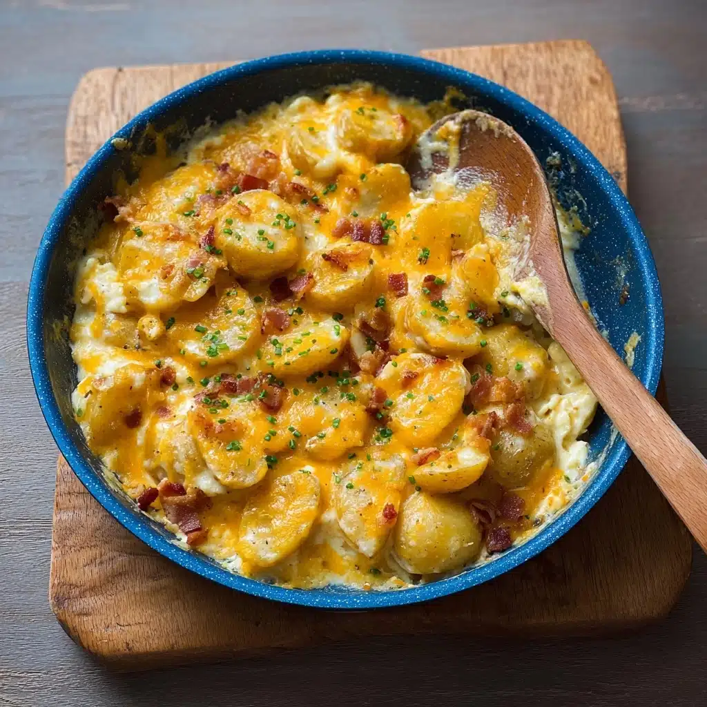 Cheesy Potato Egg Scramble Recipe - Recipe Image