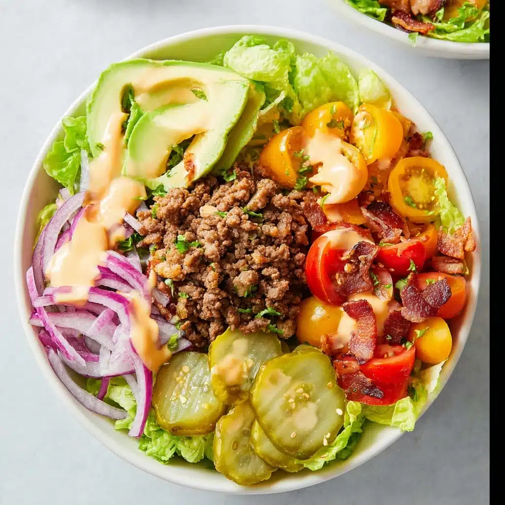 Burger In A Bowl Recipe - Recipe Image