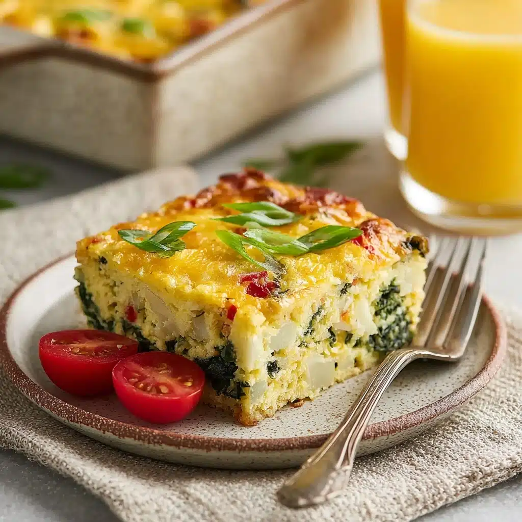 Healthy Cottage Cheese Egg Bake Recipe - Recipe Image