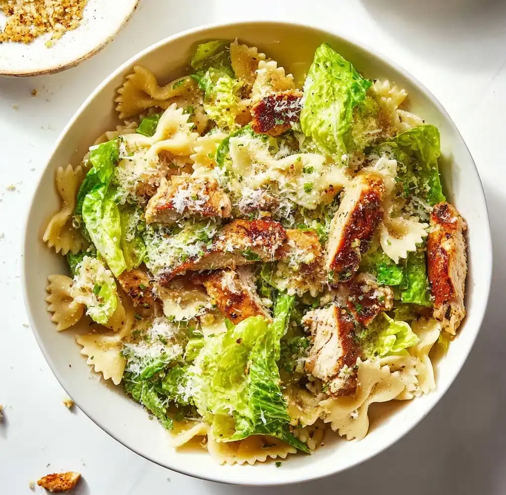 Chicken Caesar Pasta Salad Recipe
