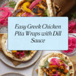 Greek Chicken Pita Wrap Recipe