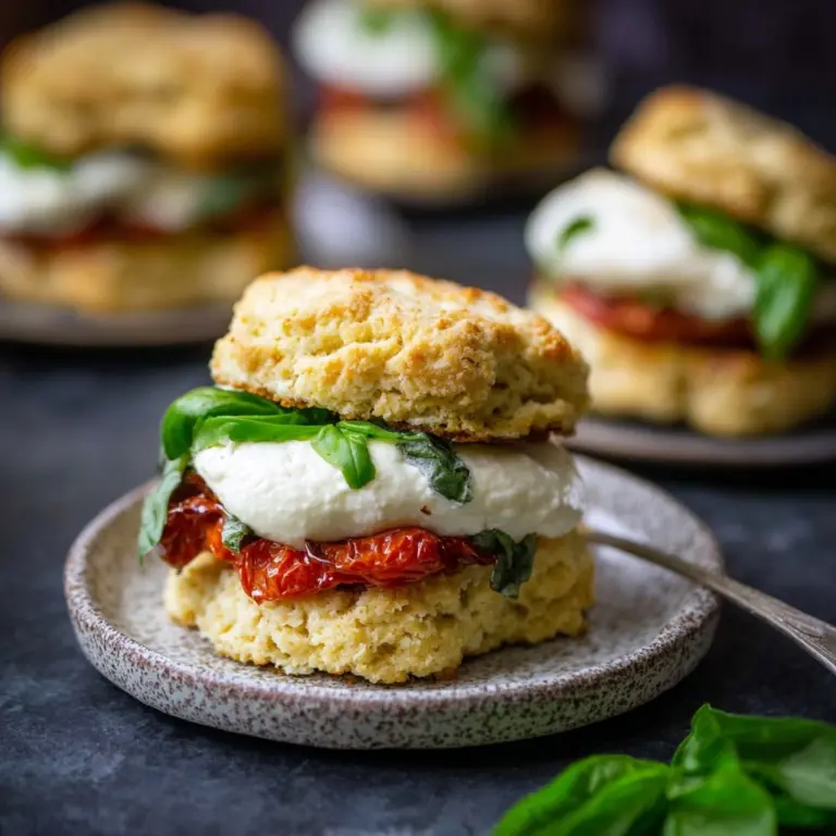 Tomato Shortcake with Whipped Ricotta Recipe