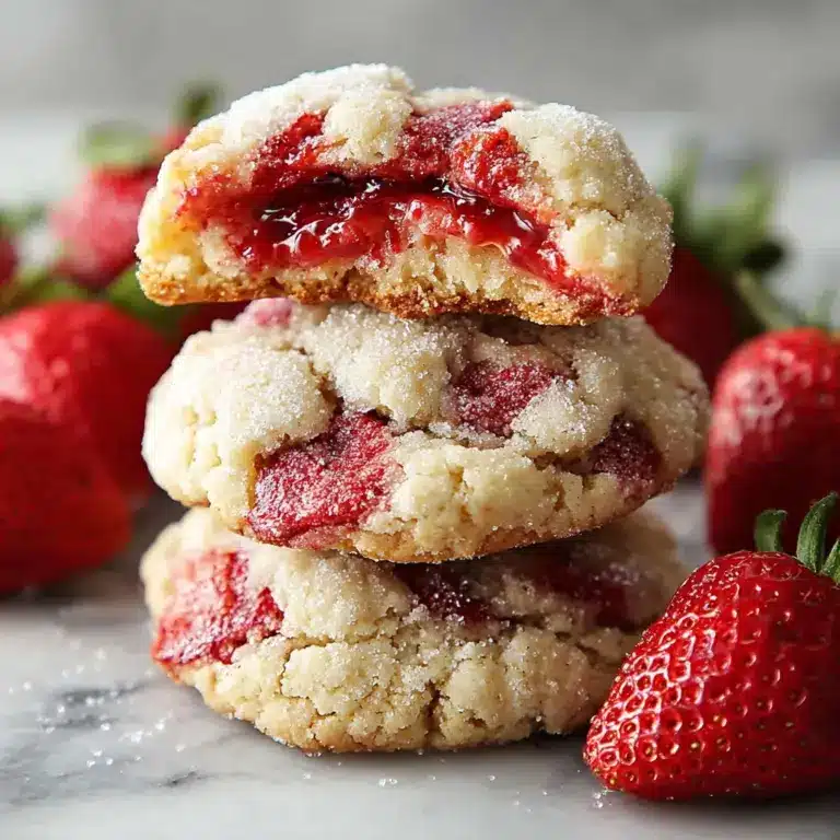 Soft Strawberry Shortcake Cookies Recipe