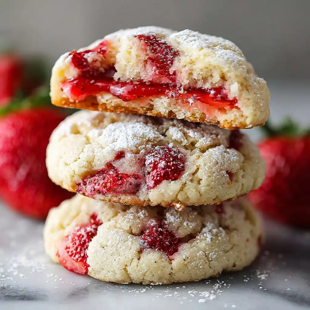 Soft Strawberry Shortcake Cookies Recipe - Recipe Image