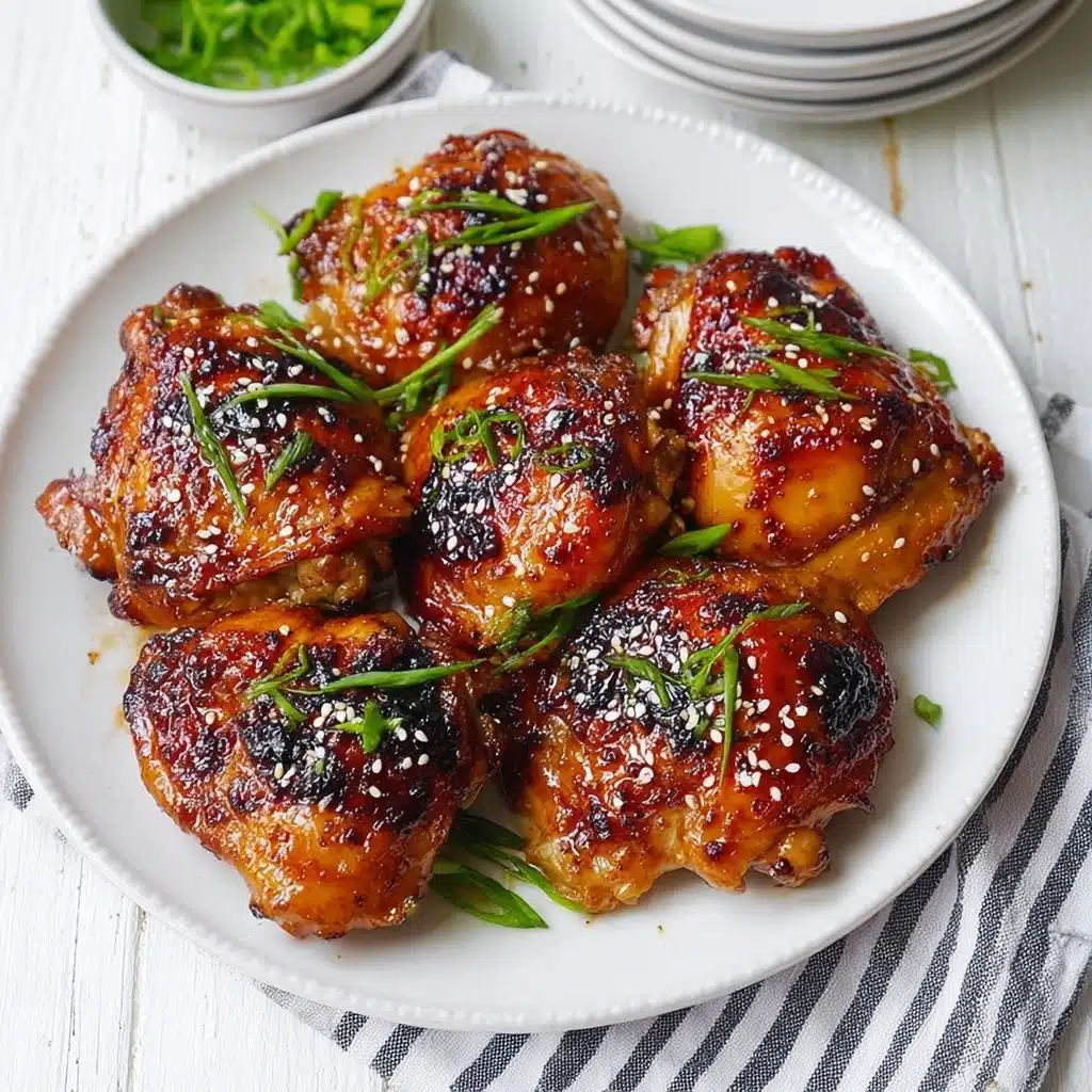 Oven Baked Teriyaki Chicken Thighs (Boneless or Bone-In) Recipe - Recipe Image