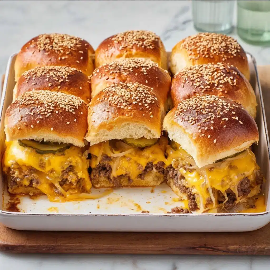 Cheeseburger Sliders Recipe - Recipe Image