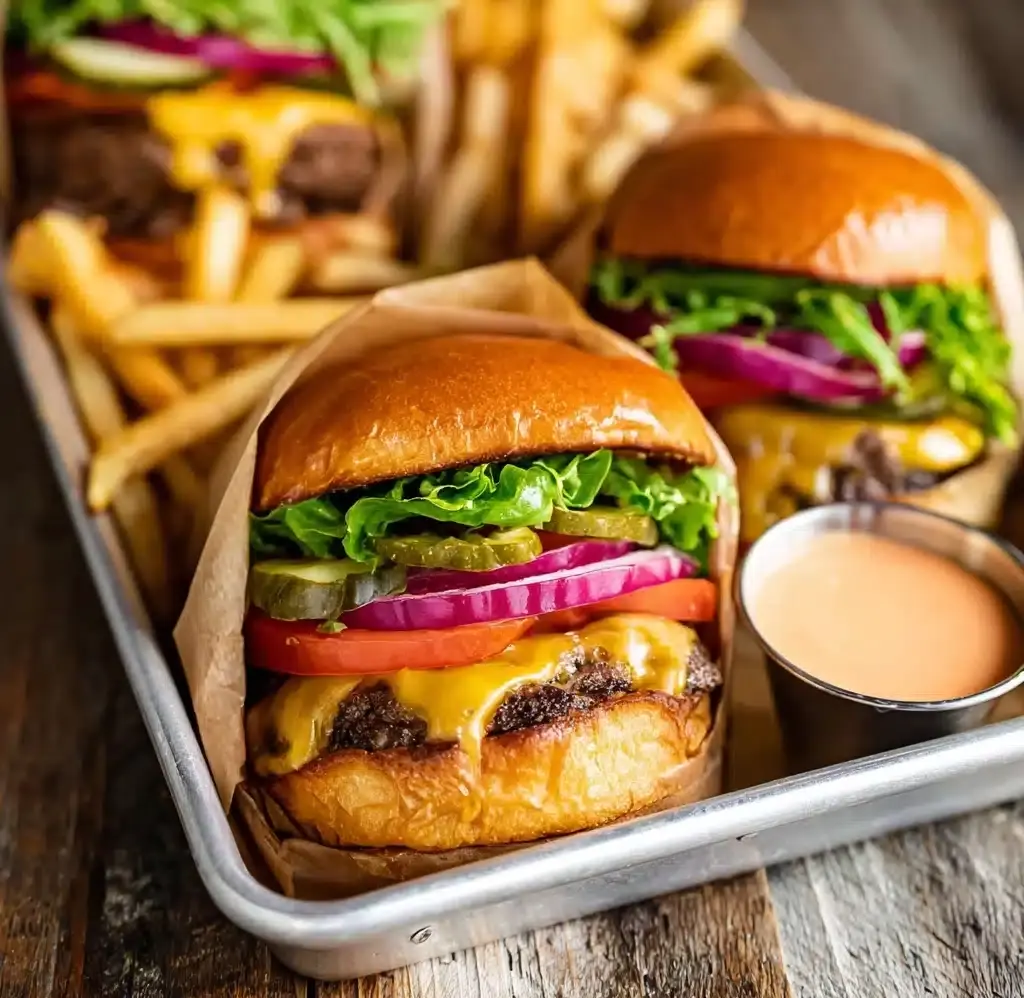 Best Hamburger Recipe Ever (Perfect Juicy Burger) Recipe - Recipe Image