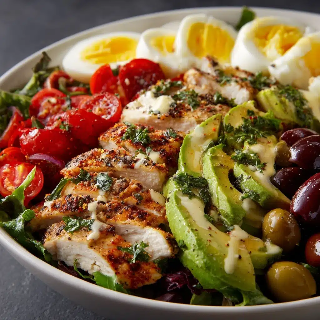 Healthy Cobb Salad That You Can Meal Prep Recipe