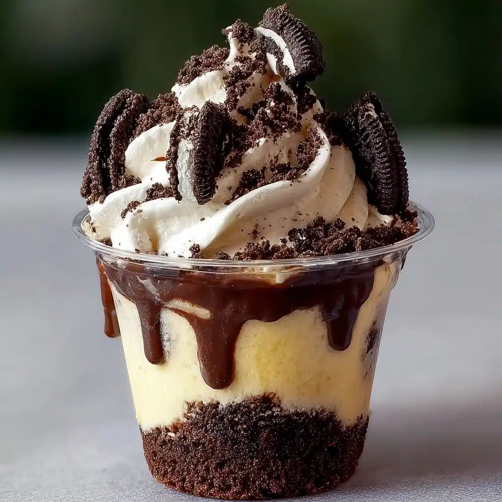 Loaded Brownie Cheesecake Cup Recipe - Recipe Image