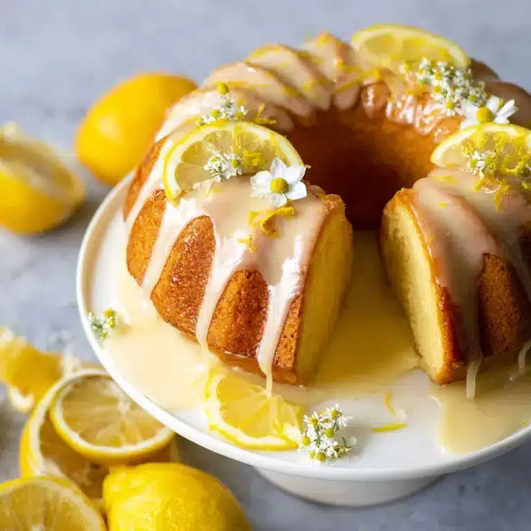 Super Moist Lemon Bundt Cake Recipe