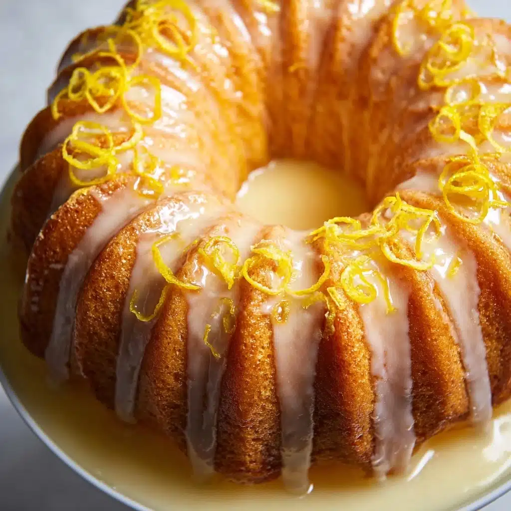 Super Moist Lemon Bundt Cake Recipe - Recipe Image