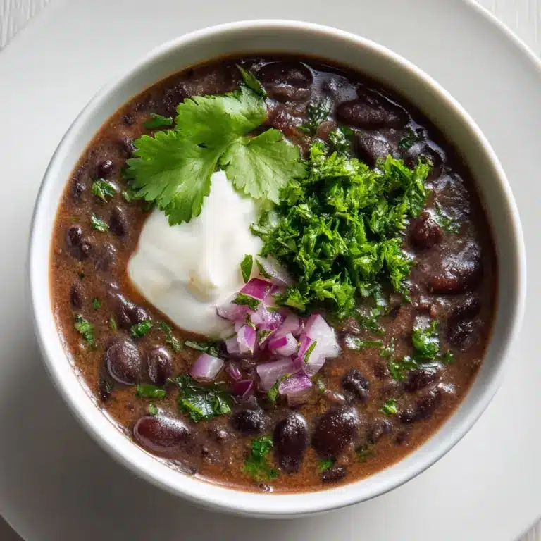 Cuban Black Bean Soup (Sopa de Frijol Negro) Recipe