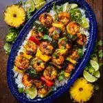 Grilled Shrimp Skewers (with Veggie-Pineapple Skewers) Recipe