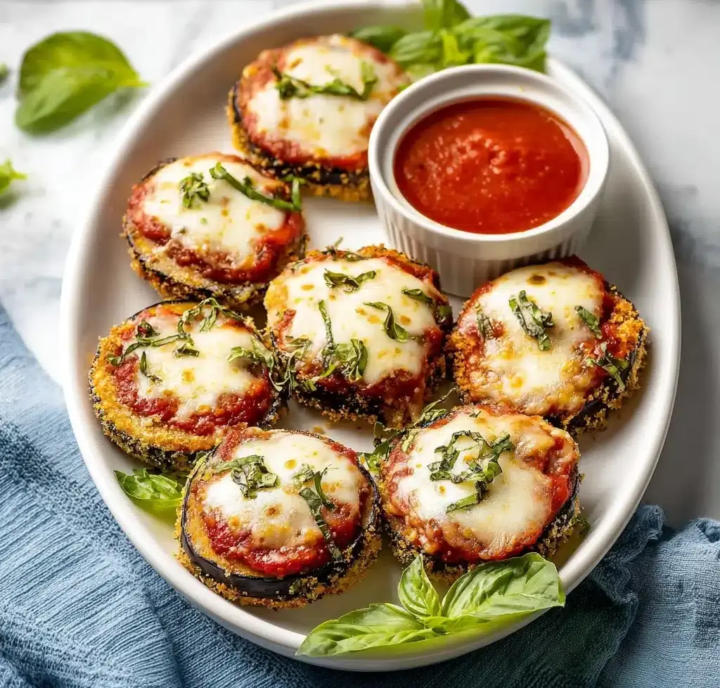 Air Fryer Eggplant Parmesan Recipe - Recipe Image