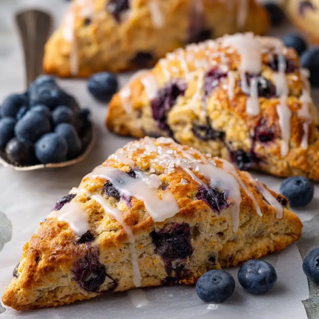Classic Bakery-Style Blueberry Scones Recipe - Recipe Image