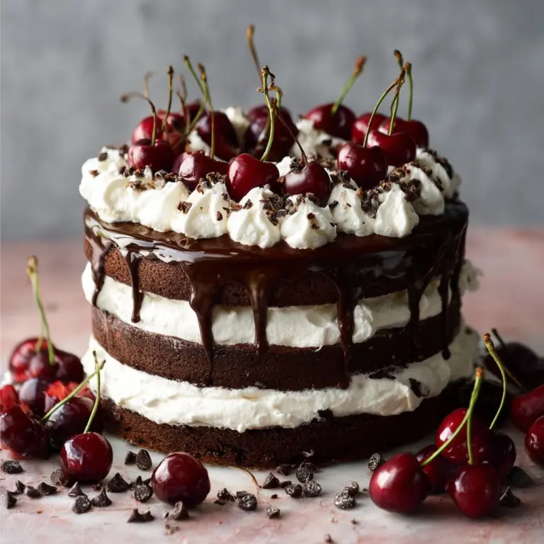 Mile-High Black Forest Cake Recipe