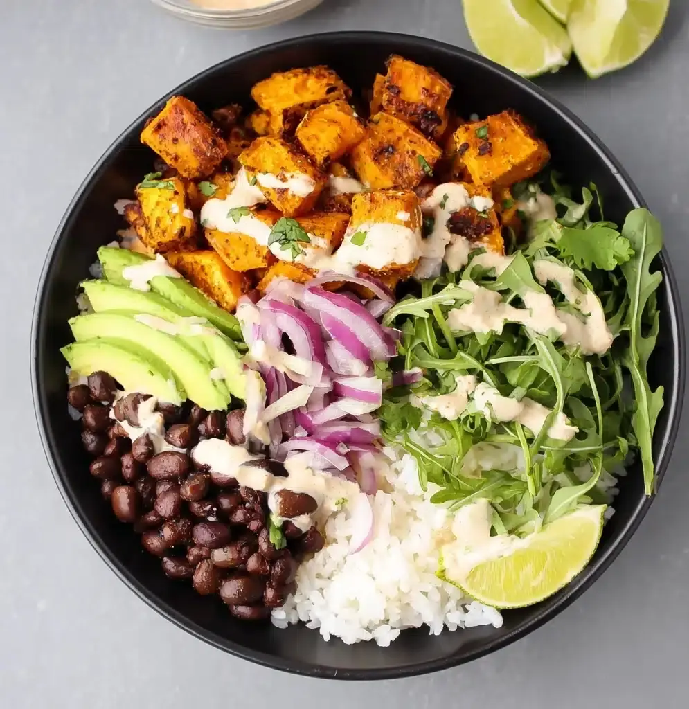 Sweet Potato Black Bean Power Bowls Recipe