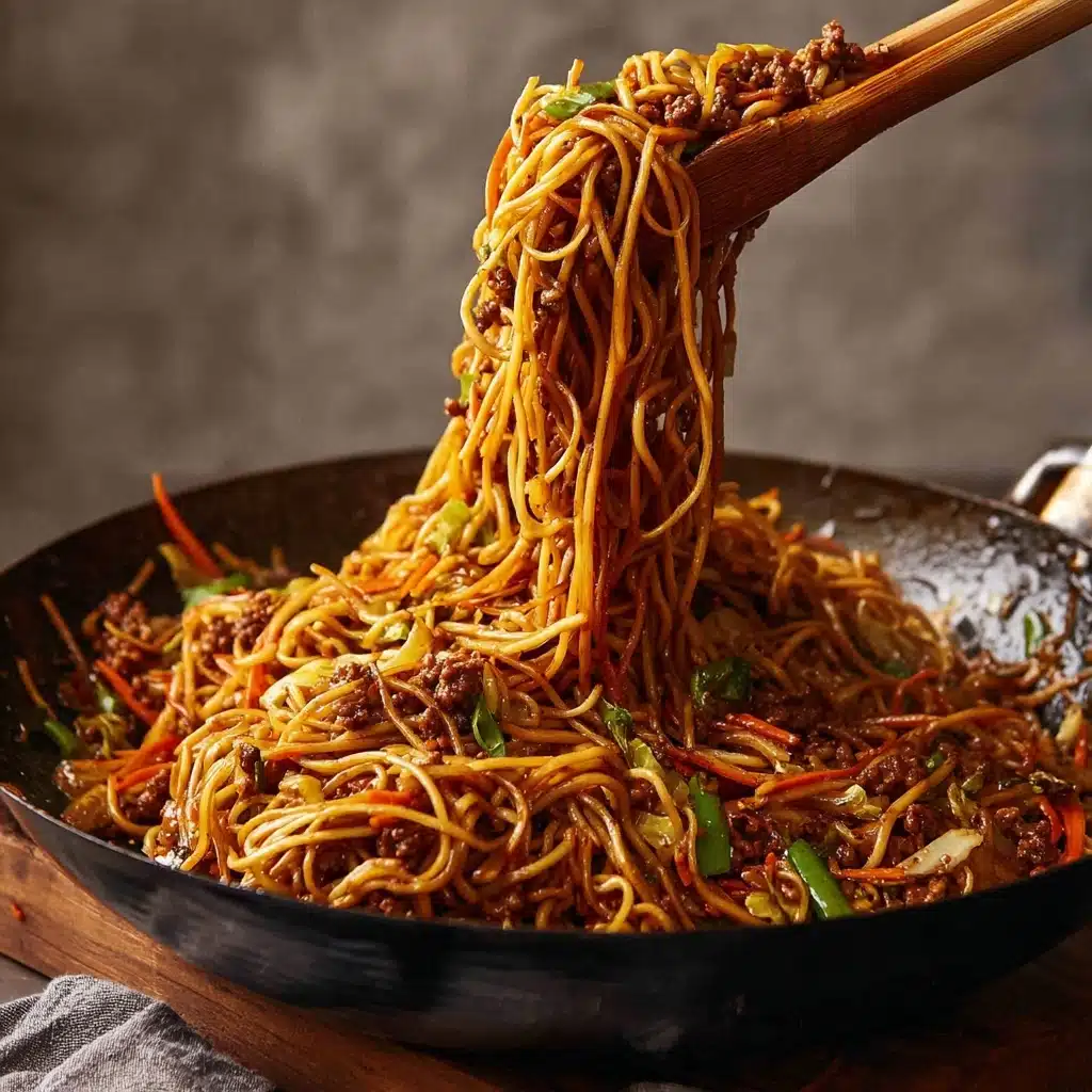 Beef Chow Mein - great beef mince noodle recipe! Recipe - Recipe Image
