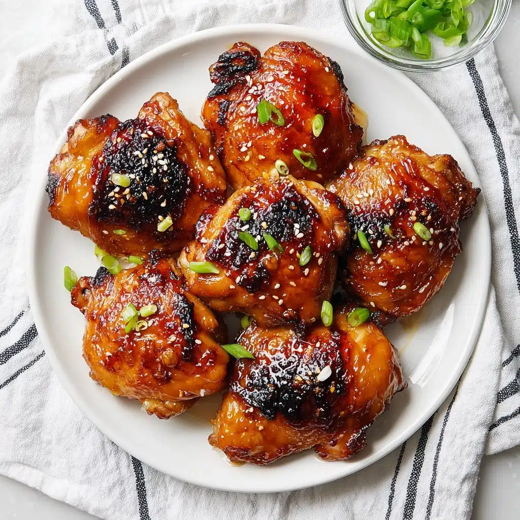 Oven Baked Teriyaki Chicken Thighs (Boneless or Bone-In) Recipe