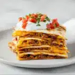 Cheesy Ground Beef Quesadillas Recipe