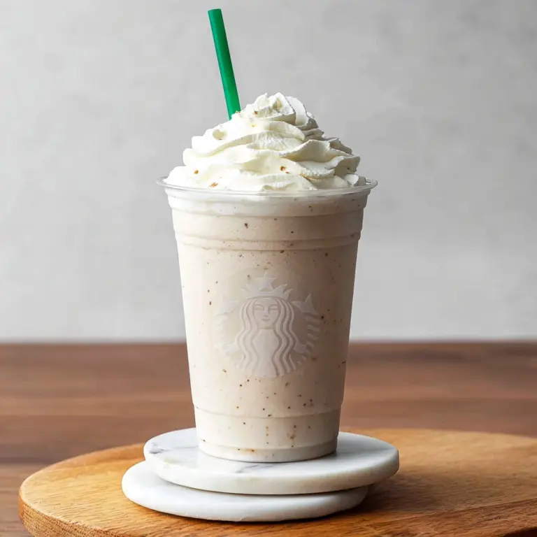 Vanilla Bean Frappuccino Recipe