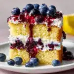 Blueberry Shortcake Cake Recipe