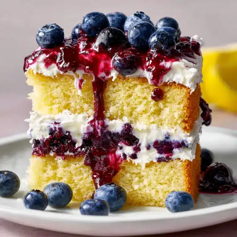 Blueberry Shortcake Cake Recipe