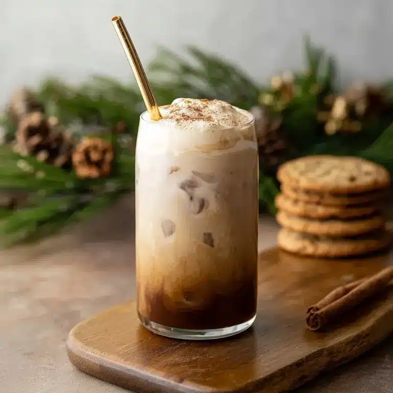 Iced Gingerbread Oatmilk Chai Recipe