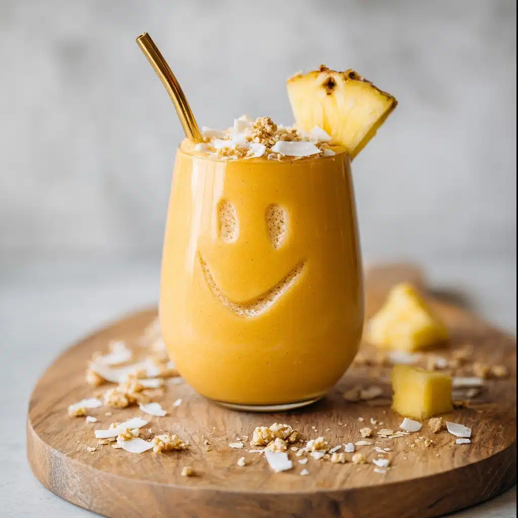 Golden Glow Pineapple Turmeric Smoothie Recipe