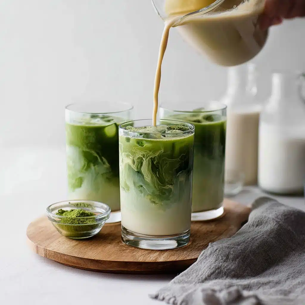 5-Minute Iced Green Tea Matcha Latte Recipe