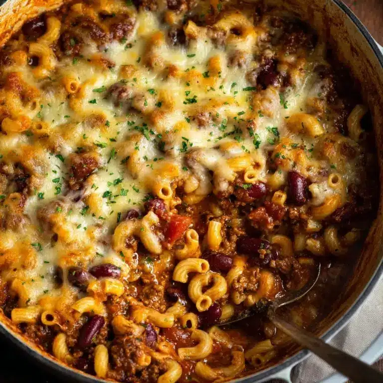 One Pot Chili Mac and Cheese Recipe
