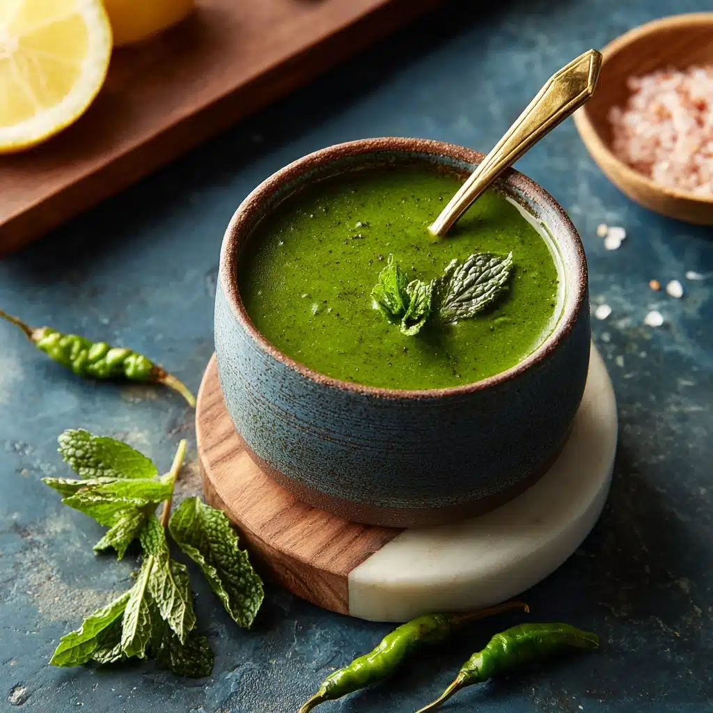 Green Chutney (Cilantro Mint Chutney) Recipe - Recipe Image