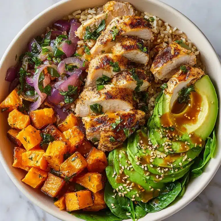 Peanut Chicken Protein Bowls Recipe