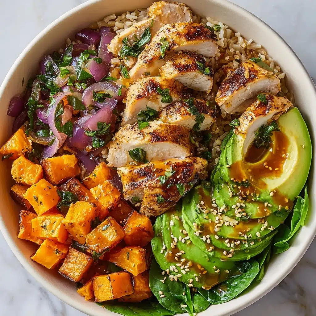 Peanut Chicken Protein Bowls Recipe - Recipe Image