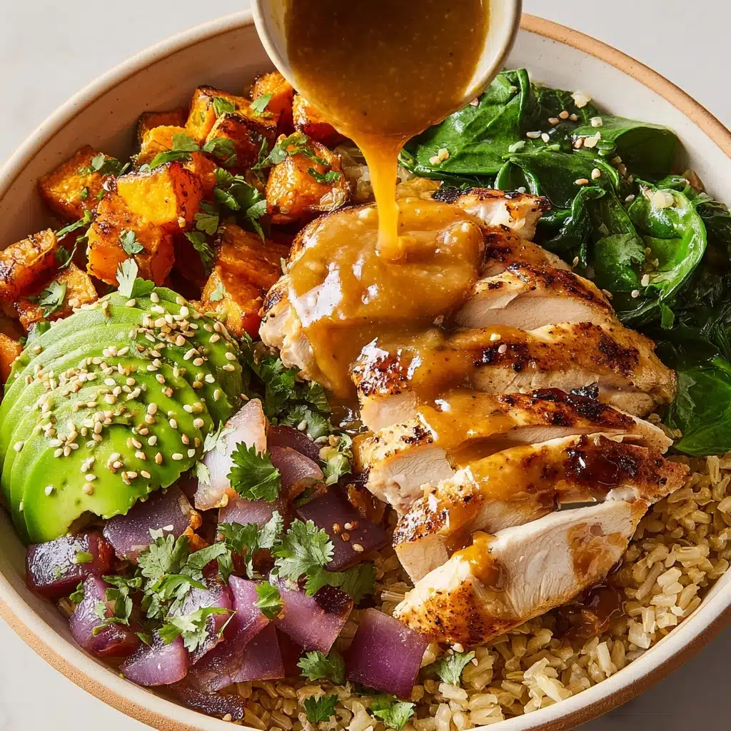 Peanut Chicken Protein Bowls Recipe - Recipe Image