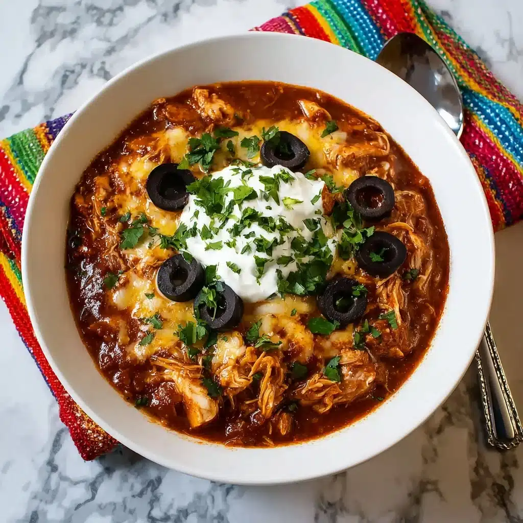 Slow Cooker Enchilada Chicken Recipe - Recipe Image