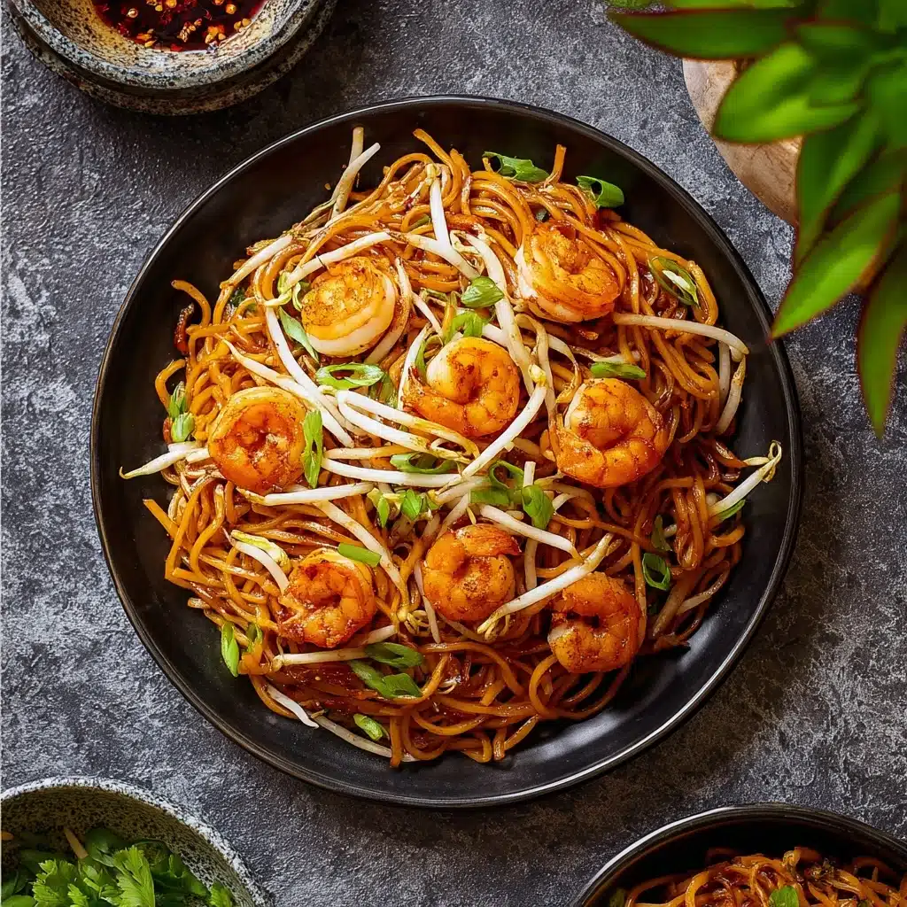 Shrimp Chow Mein - Pan Fried Noodles Recipe