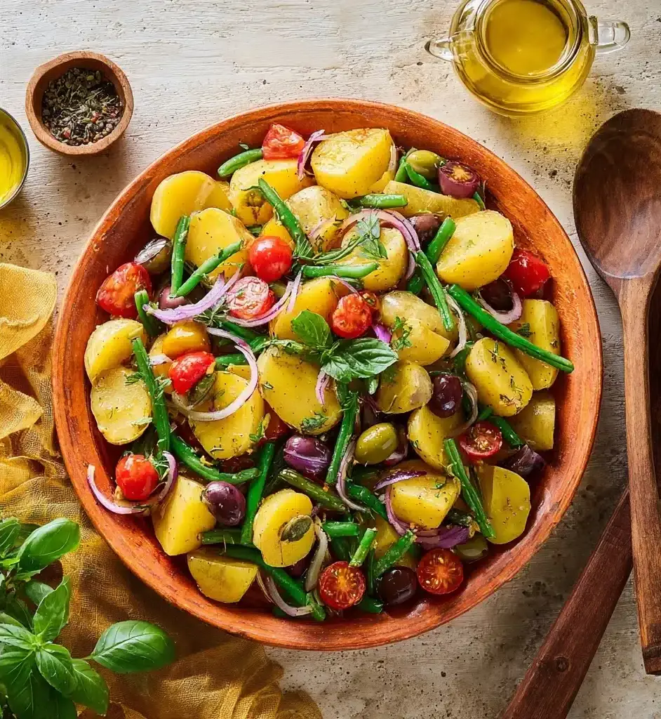 Italian Potato Salad with Green Beans Recipe