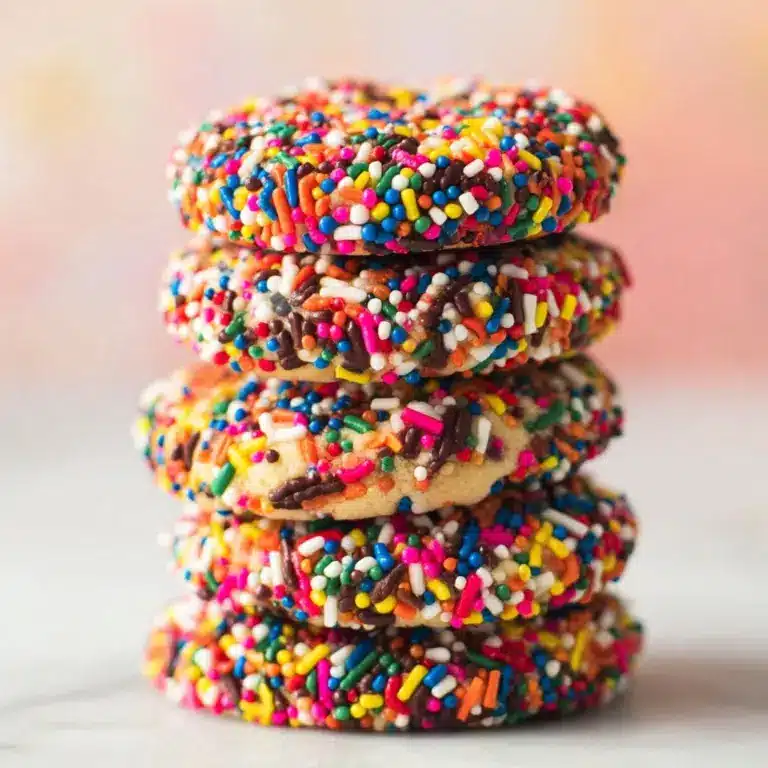 Rainbow Sprinkle Cookies Recipe