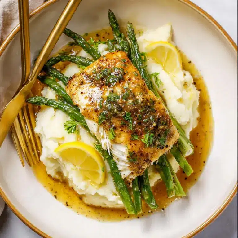 Pan-Seared Mahi Mahi with Umami Butter Sauce (30 minutes!) Recipe