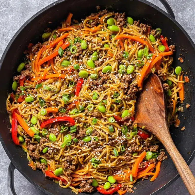 Ground Beef Ramen Noodles Recipe