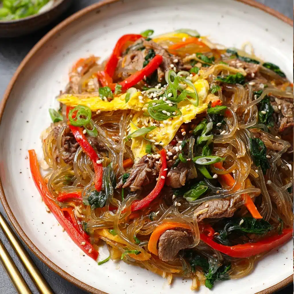 Japchae (Korean Noodles) Recipe