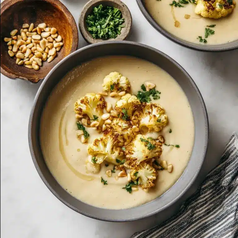 Roasted Cauliflower Soup Recipe