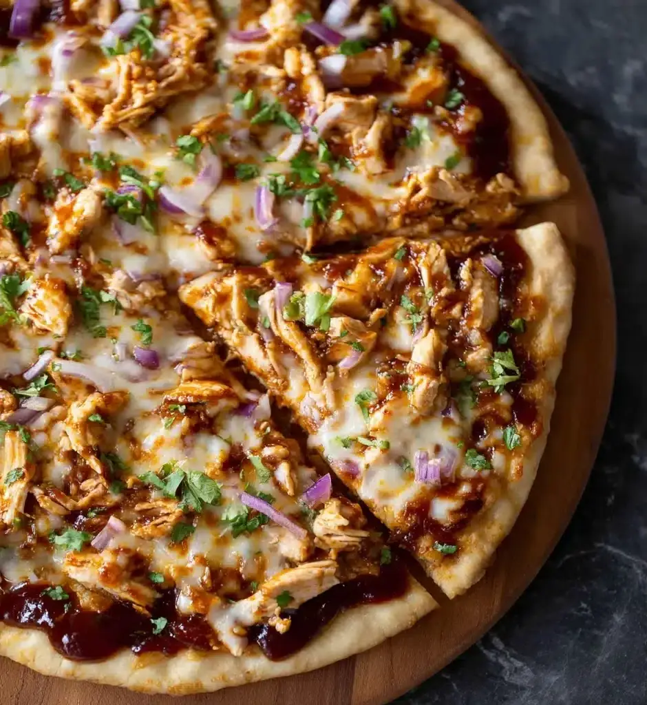 Homemade BBQ Chicken Pizza Recipe